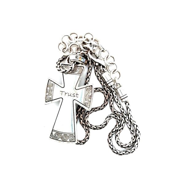 Brighton Voyage Trust Cross Multistones Necklace - Picture 8 of 10